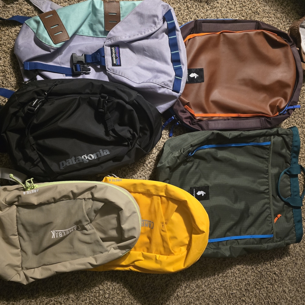 Patagonia, Cotopaxi, Camelbak Bundle Choice  One Bag. One Sling